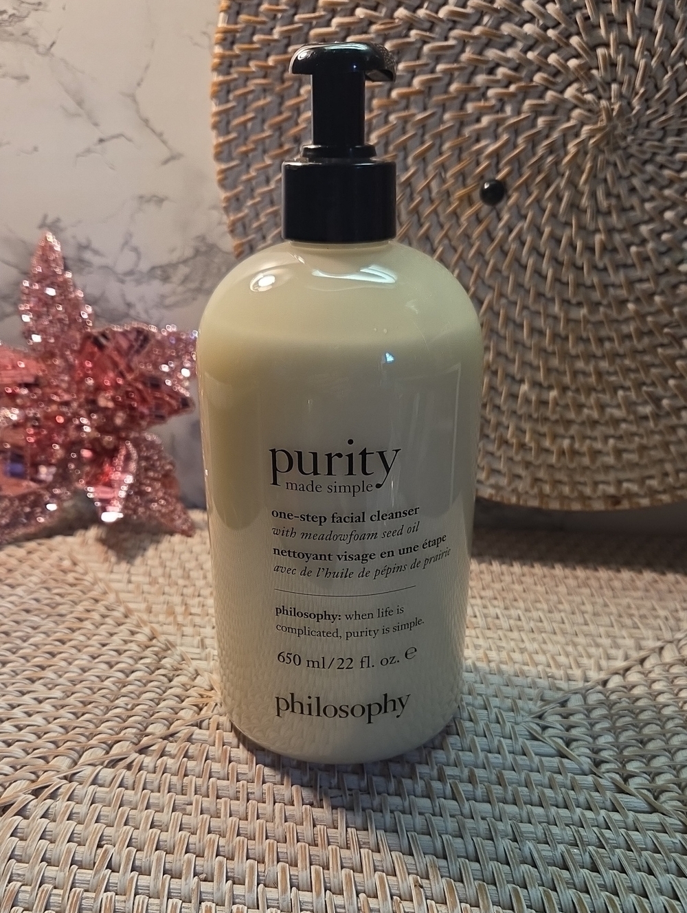 Philosophy Purity 650 ML Made Simple Hand Soap — Cream with Black Pump